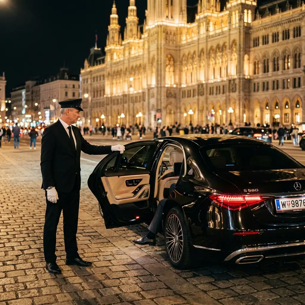 Hourly corporate chauffeur hire in Vienna, Austria